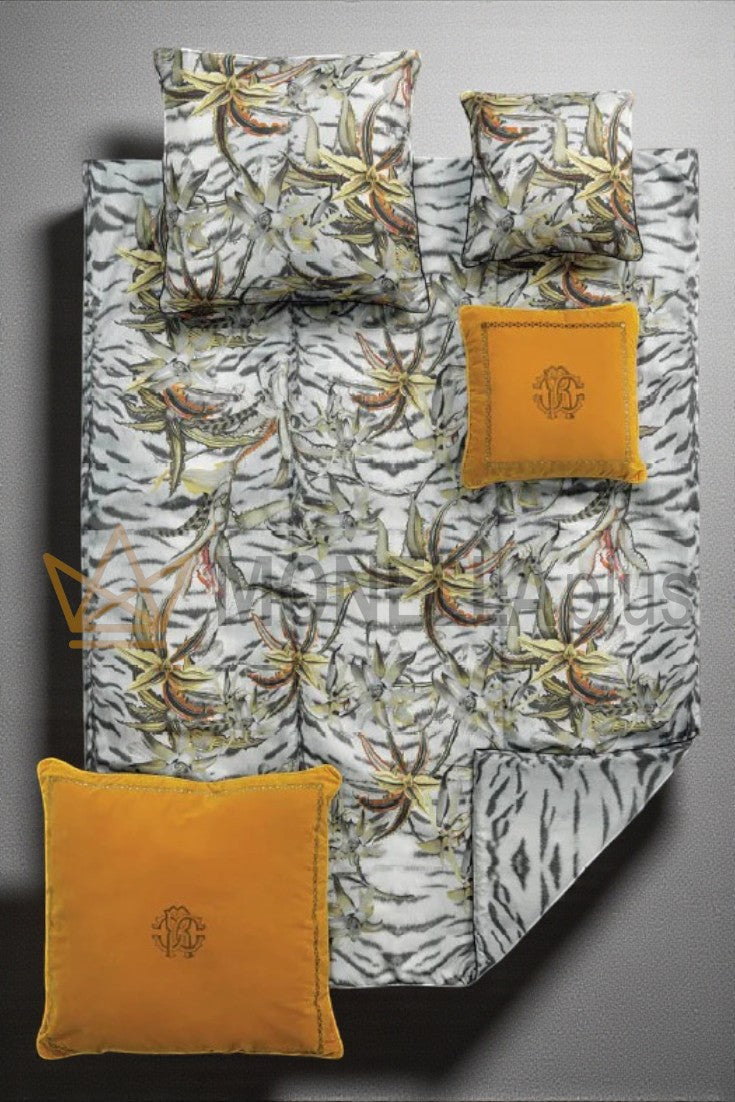 Kostkované květiny Tigresse Roberto Cavalli