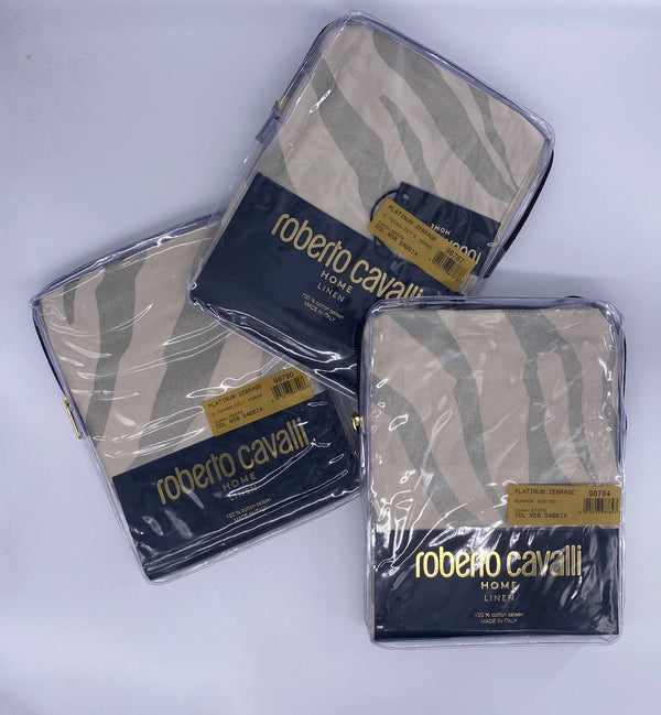 Sada ubrousků 2 ks. Platinum Zebrage Roberto Cavalli 98789