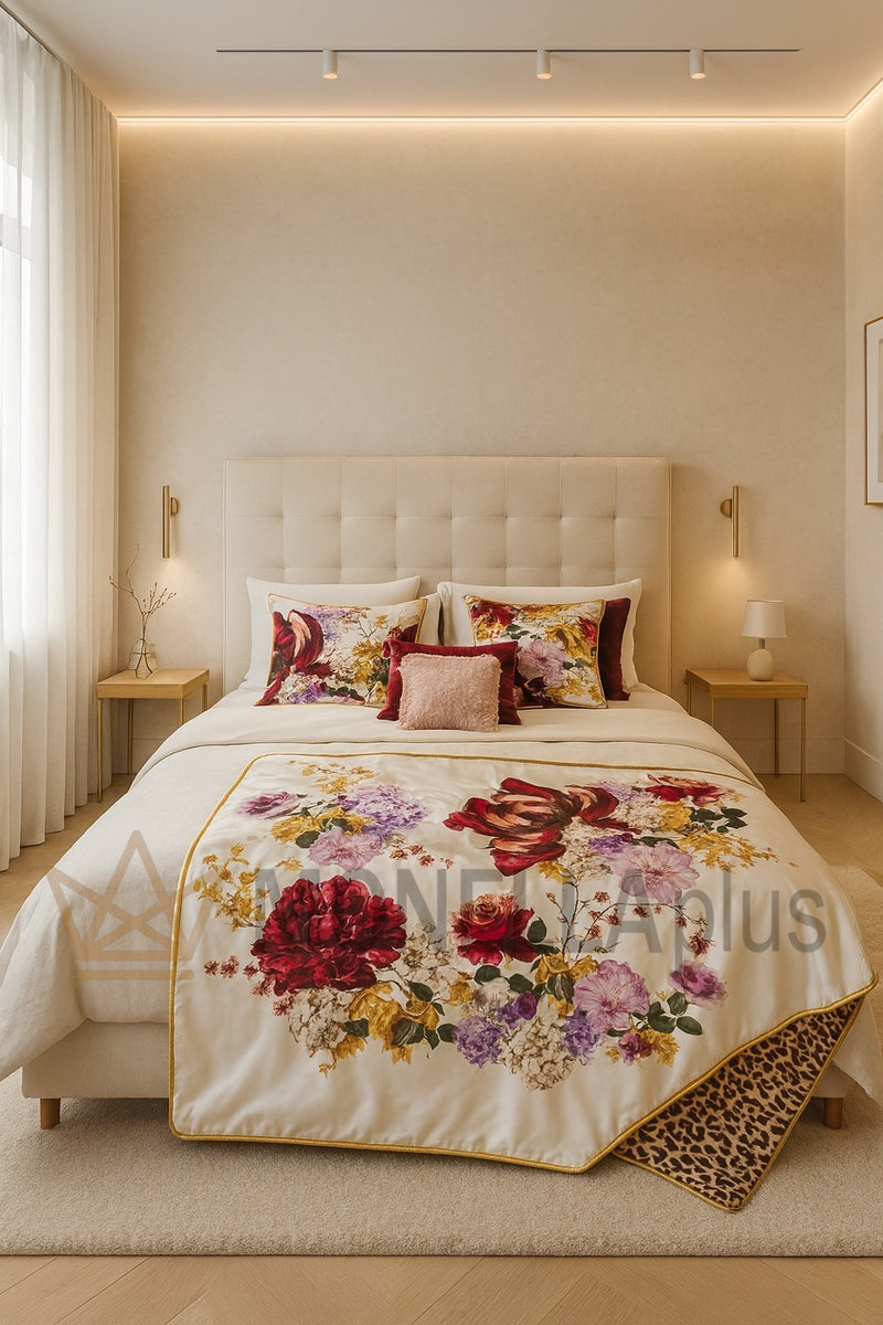 Kostkovaný Floris hedvábí Roberto Cavalli