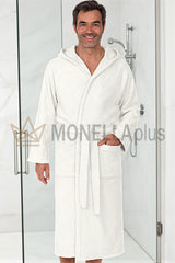 Roupão com capuz Greyhound Monograma Trussardi