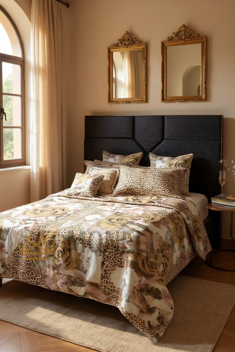 Kompletní povlečení Rose Leopard Roberto Cavalli