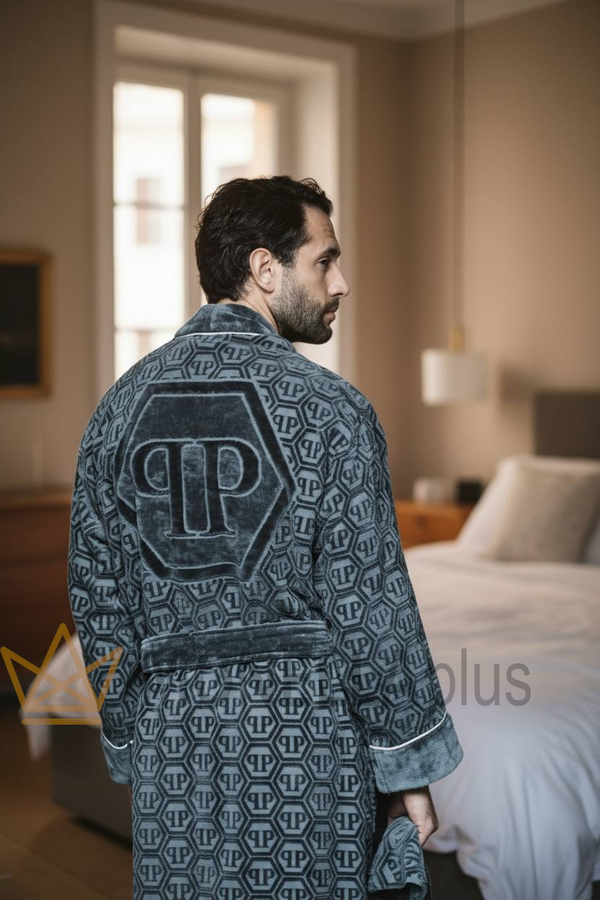 رداء حمام شال HEXAGON Philipp Plein