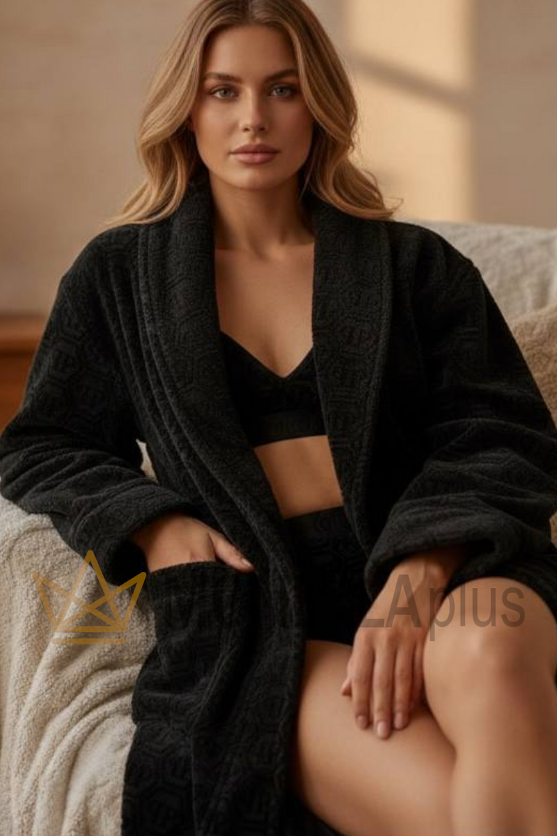 Μπουρνούζι Εσάρπα HEXAGON Philipp Plein