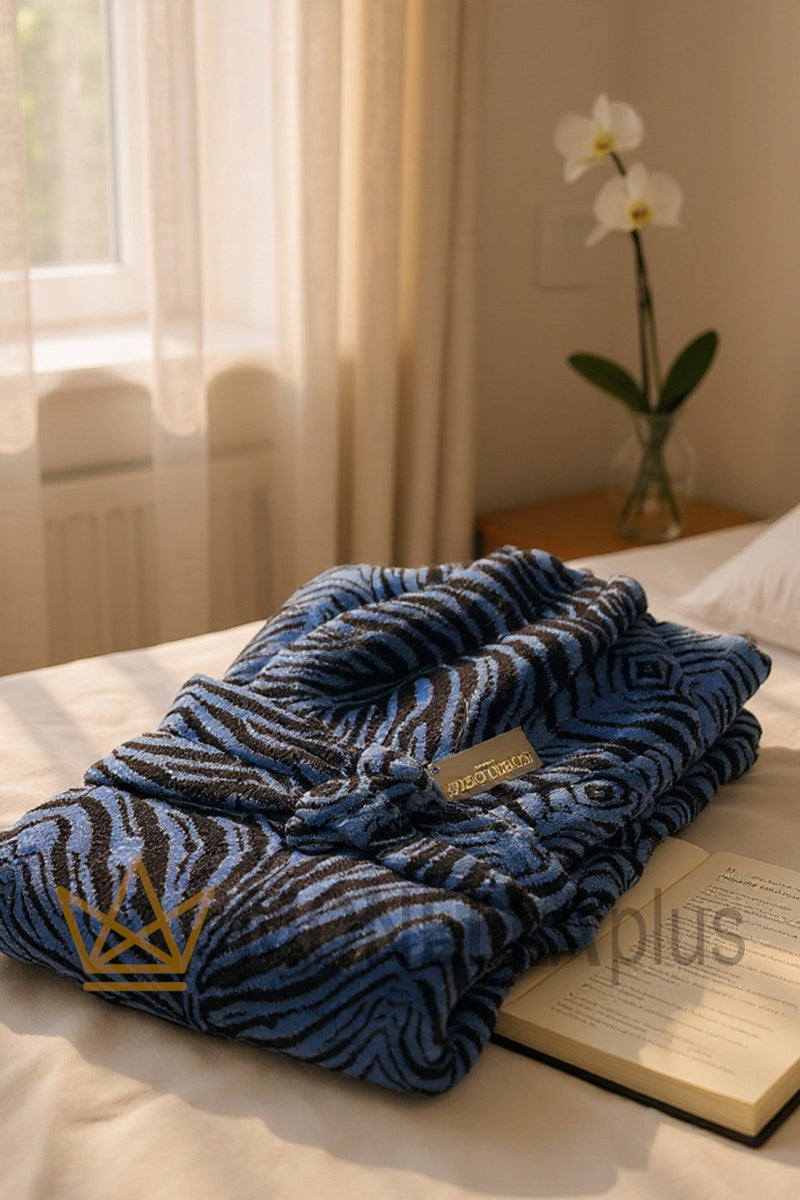 Μπουρνούζι με Κουκούλα MIRROR ZEBRA ROBERTO CAVALLI