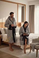 Roupão com Capuz Padrão Philipp Plein