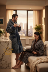 Roupão com Capuz Padrão Philipp Plein