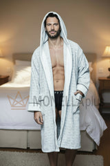 Roupão com Capuz Padrão Philipp Plein