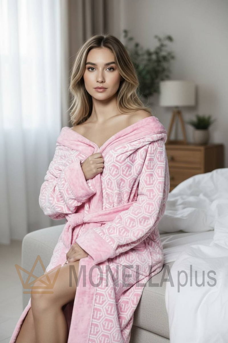 Peignoir châle à motif Philipp Plein