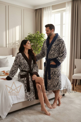 Roupão com Capuz Script Philipp Plein