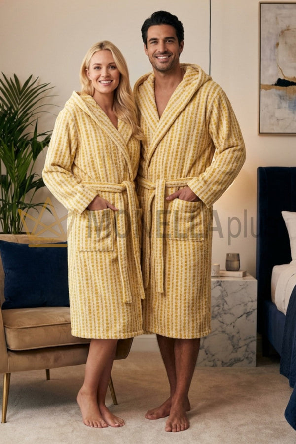 Accappatoio con Cappuccio Bijoux-oro Carrara