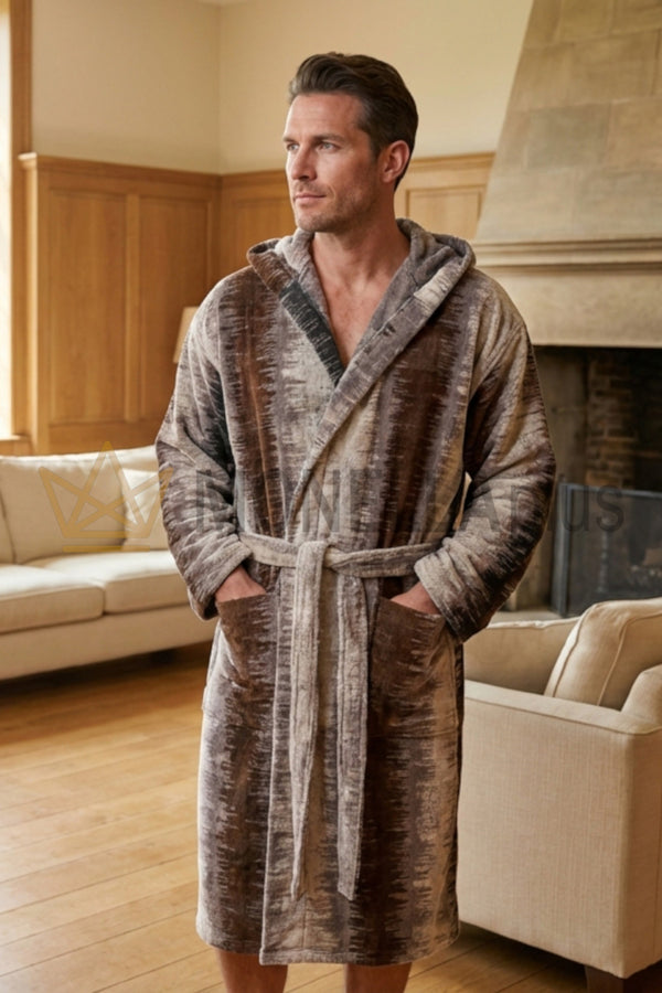 Accappatoio con Cappuccio Bridge Carrara