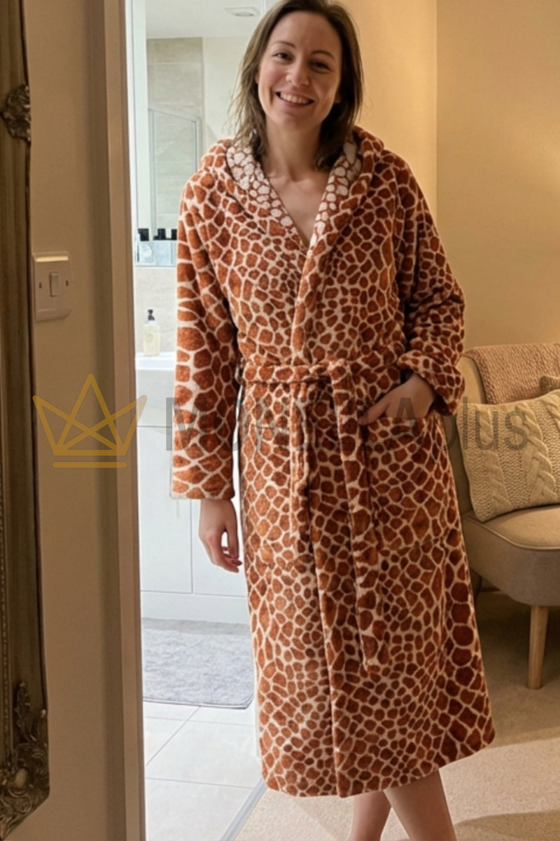 Μπουρνούζι με Κουκούλα Bronze taipan Carrara