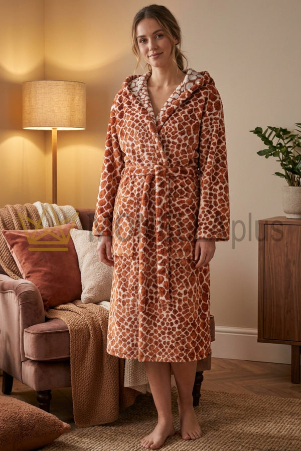 Accappatoio con Cappuccio Bronze taipan Carrara