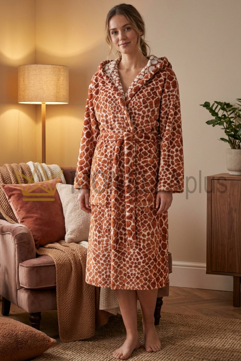 Μπουρνούζι με Κουκούλα Bronze taipan Carrara