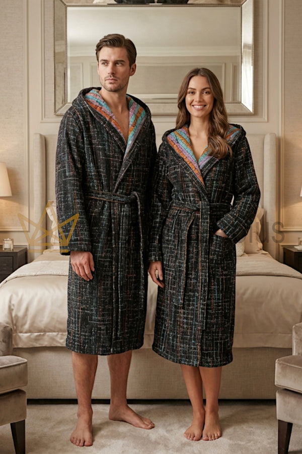 Accappatoio con Cappuccio Fashion Carrara