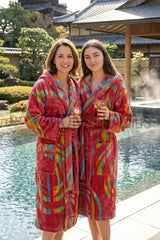 Bademantel mit Kapuze Halaveli Carrara