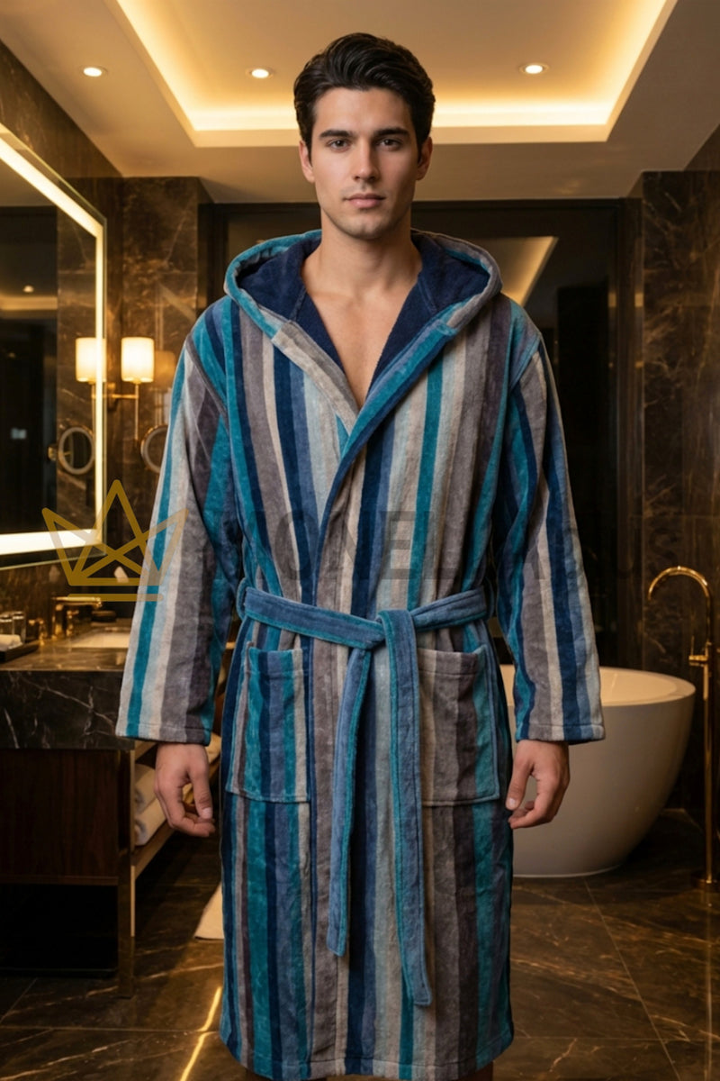 Халат с капюшоном John Carrara