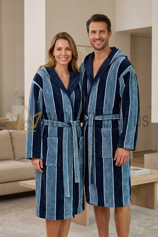 Accappatoio con Cappuccio Londra Carrara