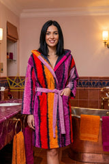 Халат с капюшоном Malè Carrara