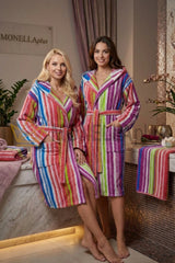 Халат с капюшоном Malè Carrara