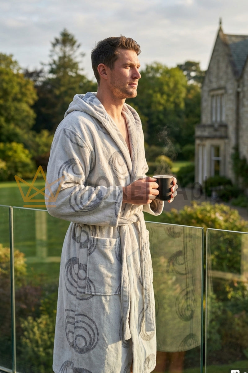 Bademantel mit Kapuze Malè Carrara