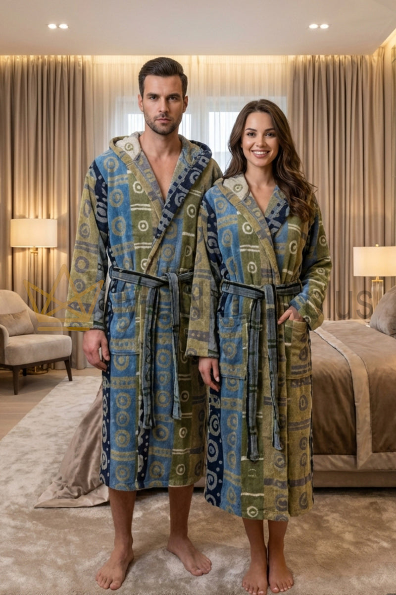 رداء حمام بغطاء رأس إيتوشا كارارا