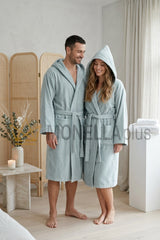 Accappatoio con Cappuccio Fyber Trendy Carrara