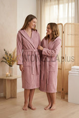 Accappatoio con Cappuccio Fyber Trendy Carrara