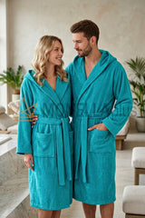 Accappatoio con Cappuccio Minorca Caleffi