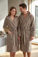 Accappatoio con Cappuccio Minorca Caleffi