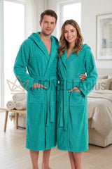 Accappatoio con Cappuccio Minorca Caleffi