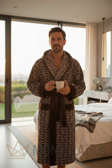 Roupão com Capuz Padrão Philipp Plein