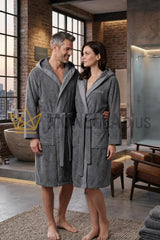 Accappatoio con Cappuccio Soft Caleffi