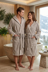 Accappatoio con Cappuccio Soft Caleffi