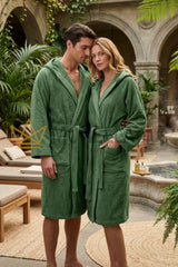 Accappatoio con Cappuccio Soft Caleffi