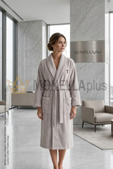 Accappatoio con collo scialle Ribbon Trussardi