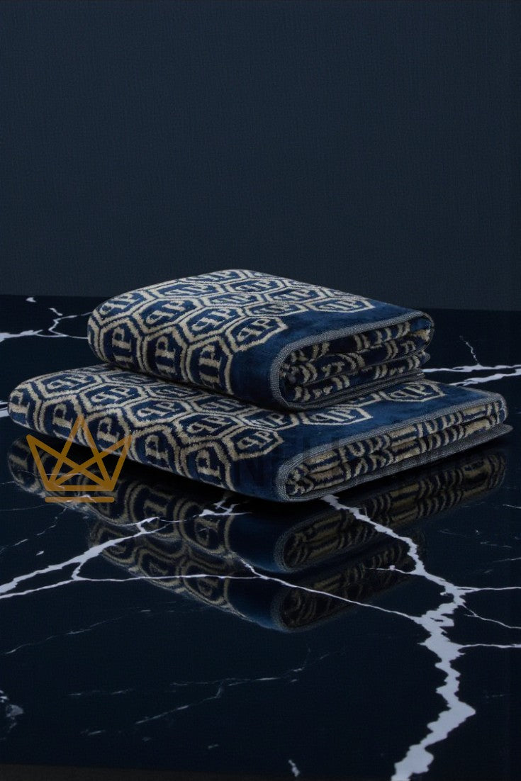 Towel Set 2 Pieces Pattern Philipp Plein
