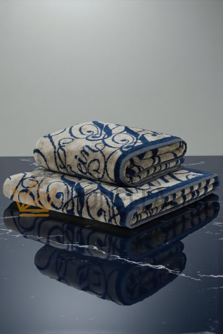 Towel Set 2 Pieces Script Philipp Plein