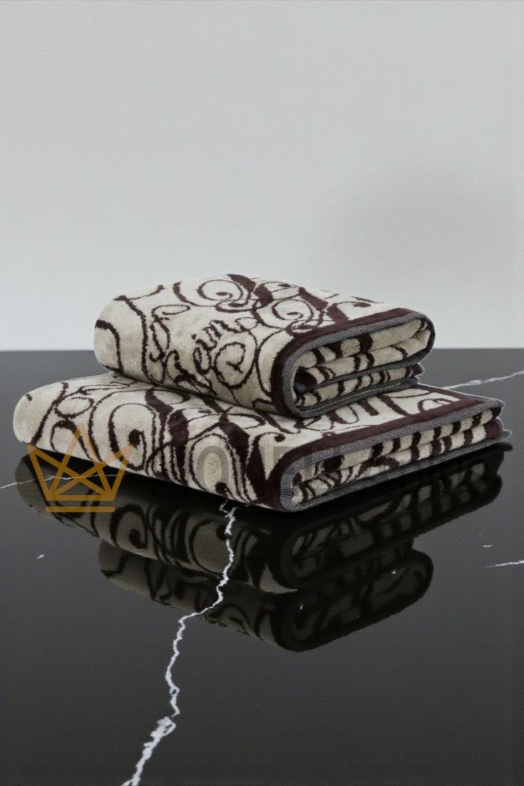 Towel Set 2 Pieces Script Philipp Plein