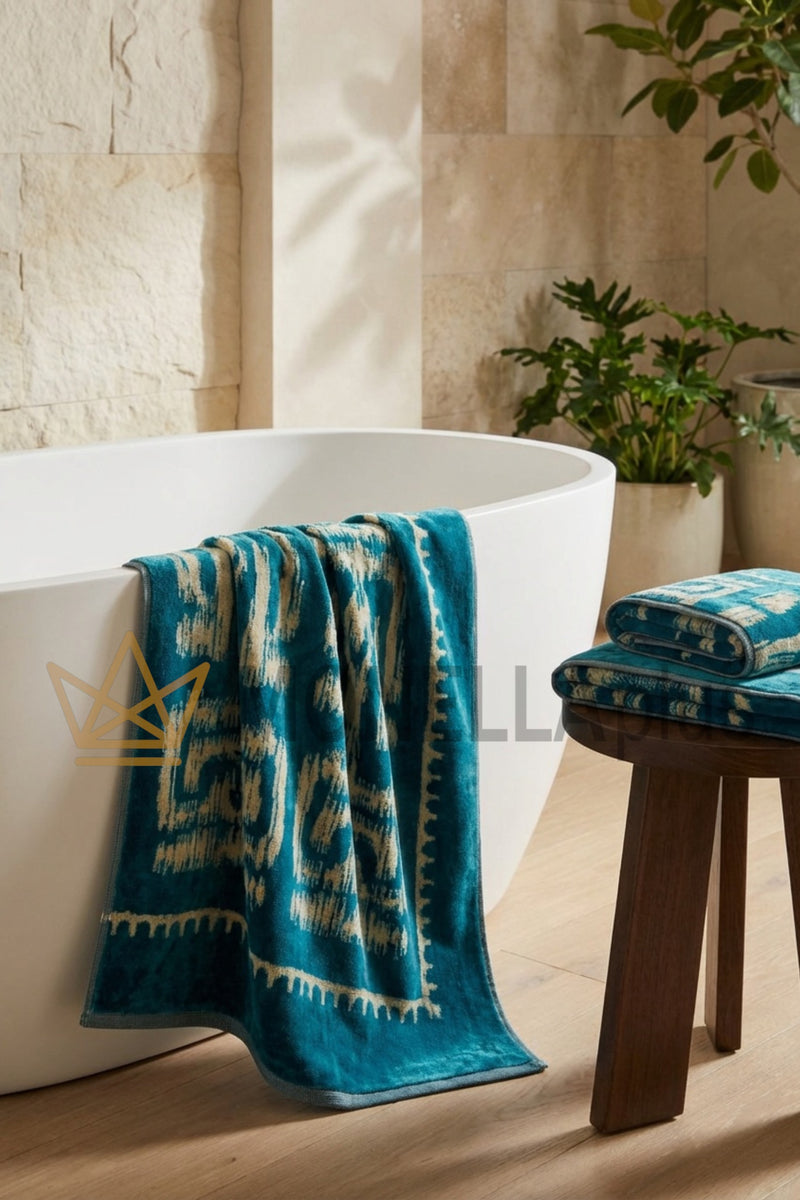 Asciugamano con Ospite Gazi Carrara