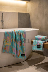 Asciugamano con Ospite Glamour Carrara