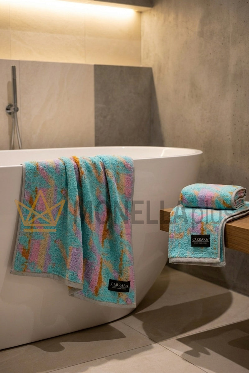 Asciugamano con Ospite Glamour Carrara