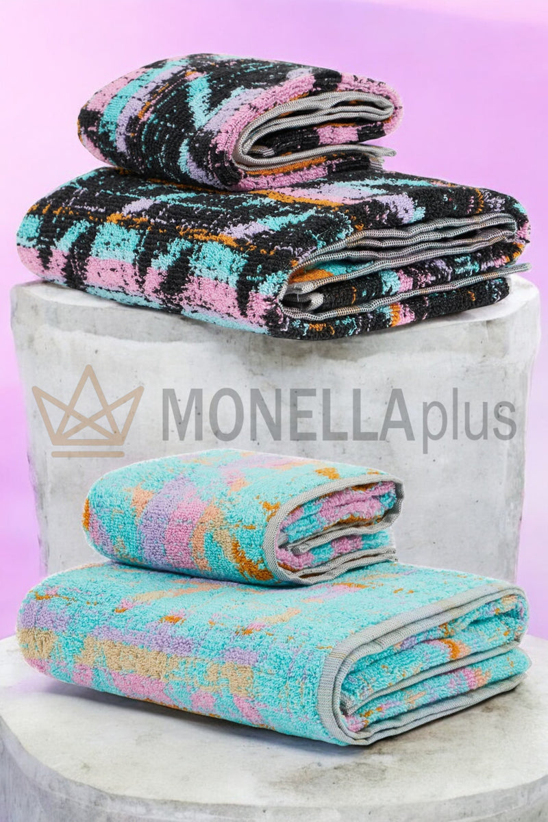 Asciugamano con Ospite Glamour Carrara