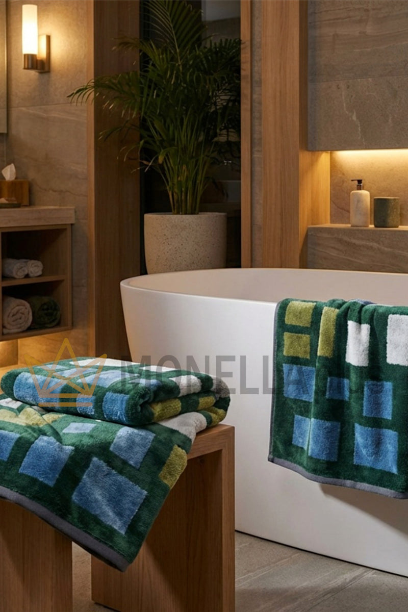 Asciugamano con Ospite Kos Carrara