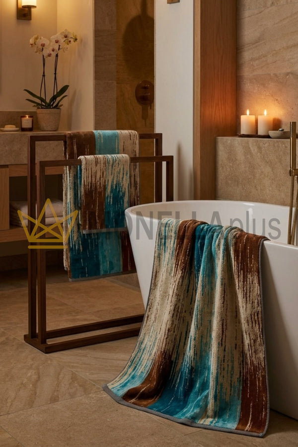 Asciugamano con Ospite Mhambi Carrara