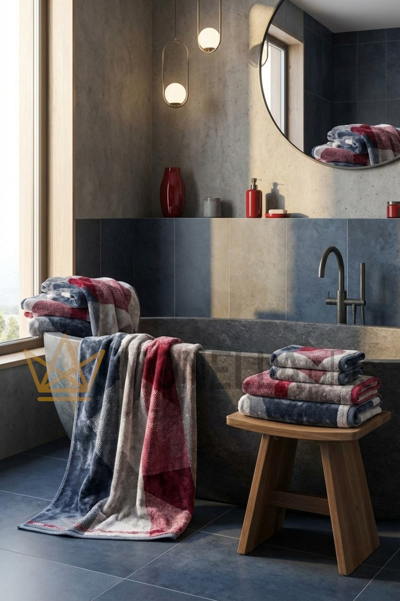 Asciugamano con Ospite Washington Carrara