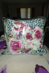 Cojín decorativo Bouquet leopardo SILK Roberto Cavalli