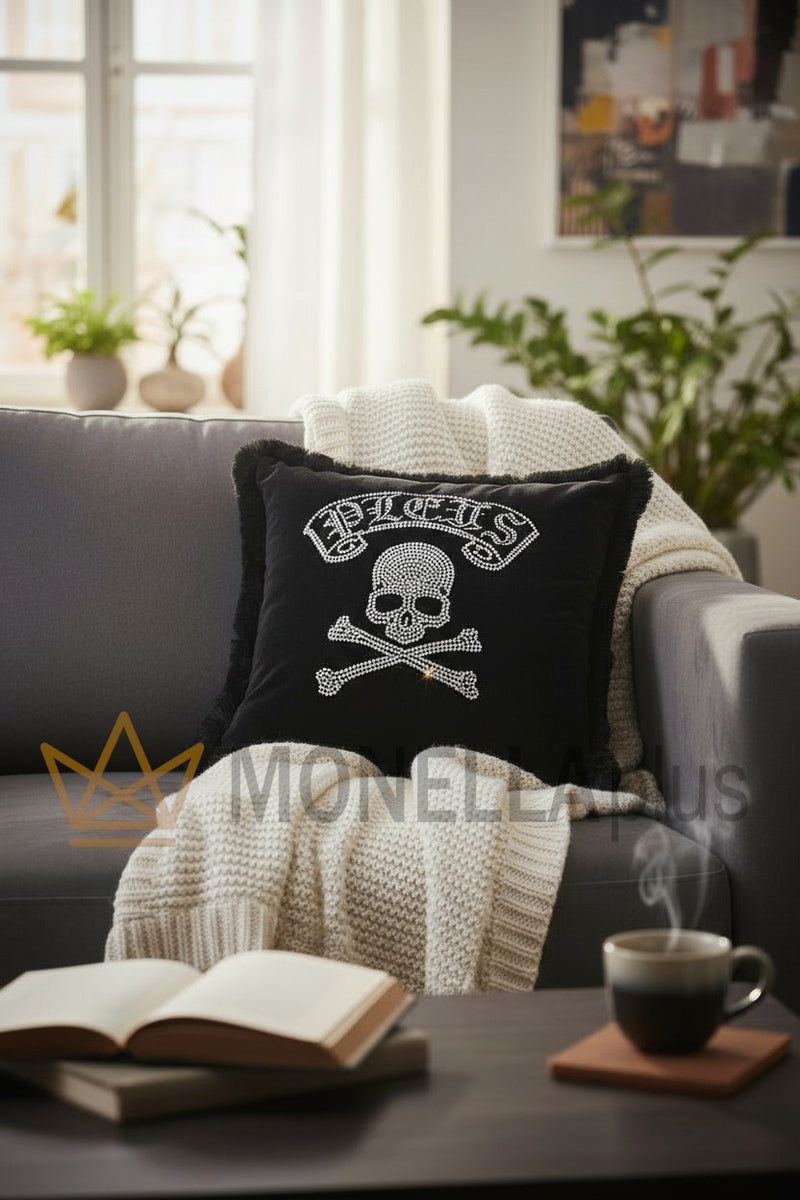 Almofada 40x40 CRYSTAL SKULL PHILIPP PLEIN