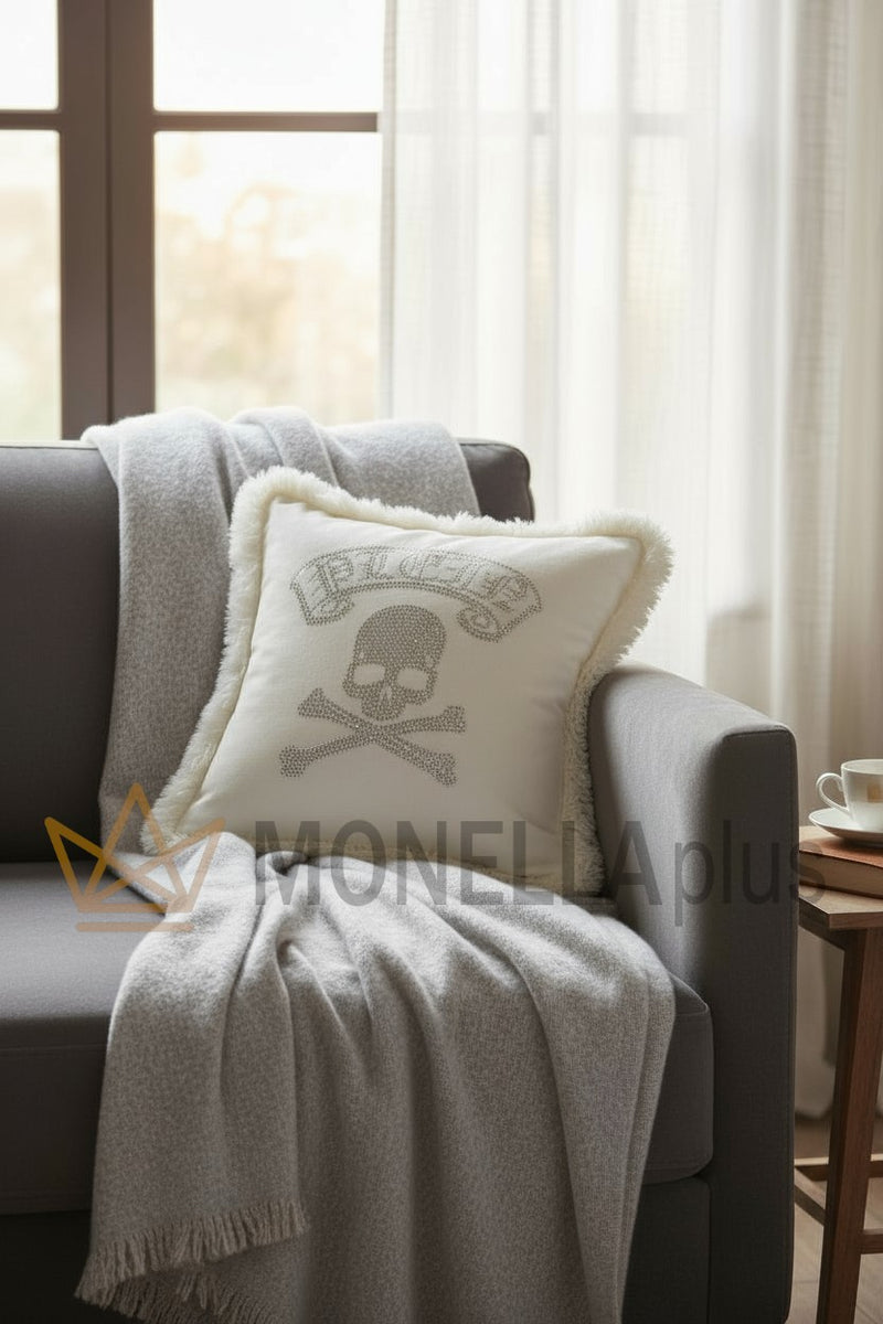 Almofada 40x40 CRYSTAL SKULL PHILIPP PLEIN