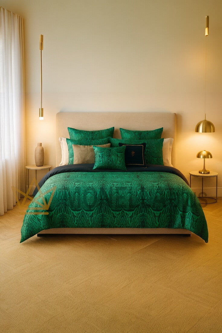 Σετ Κουβερλί Ocelot emerald Roberto Cavalli